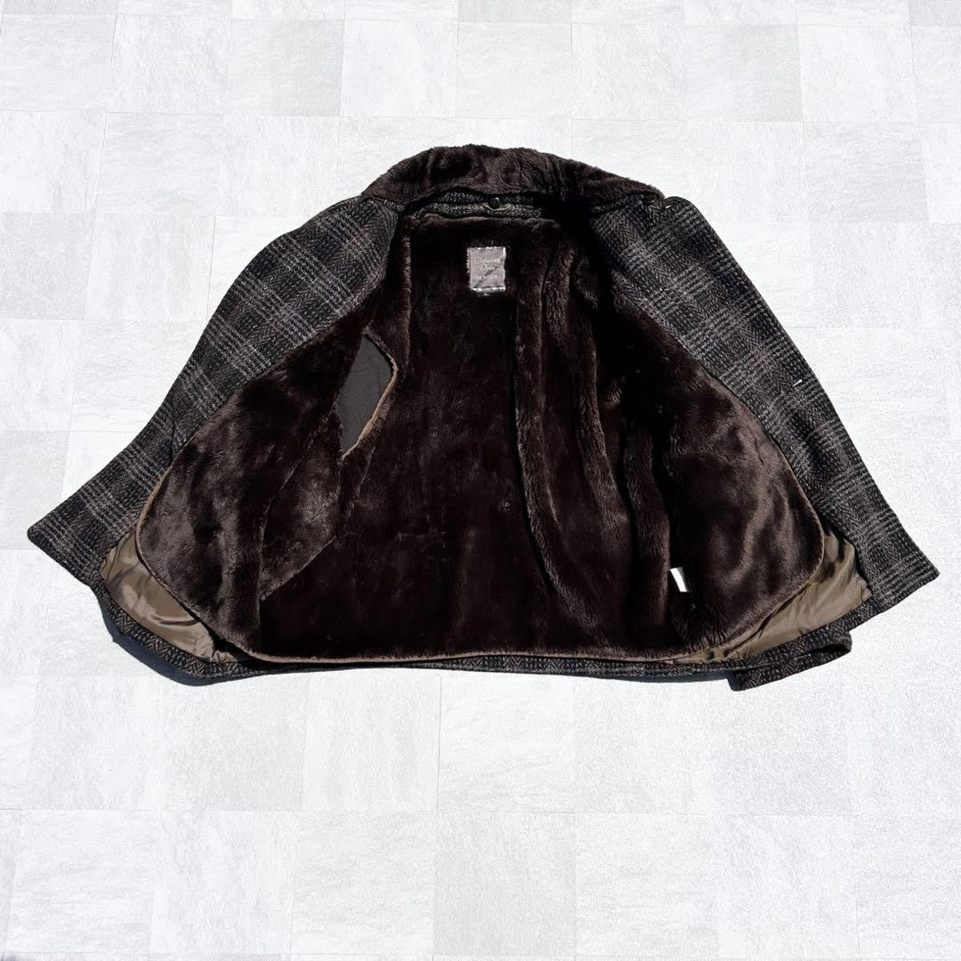 Christian Dior Blouson Asian fit L US size M Brown Authentic