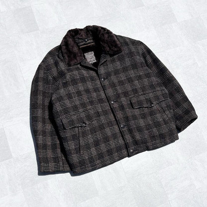Christian Dior Blouson Asian fit L US size M Brown Authentic