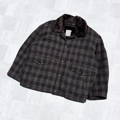Christian Dior Blouson Asian fit L US size M Brown Authentic