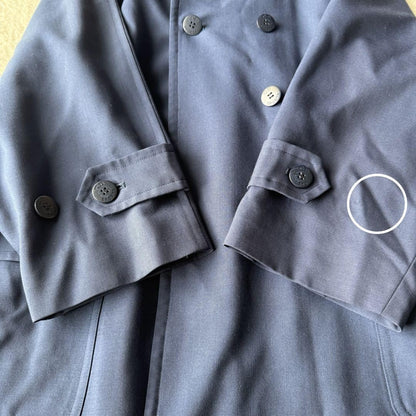 Christian Dior Coat Asian fit M US size S Navy Authentic