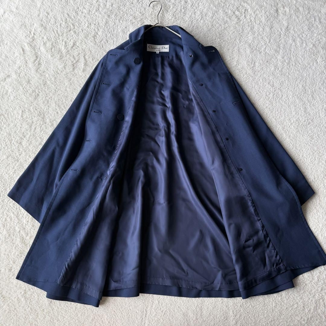 Christian Dior Coat Asian fit M US size S Navy Authentic