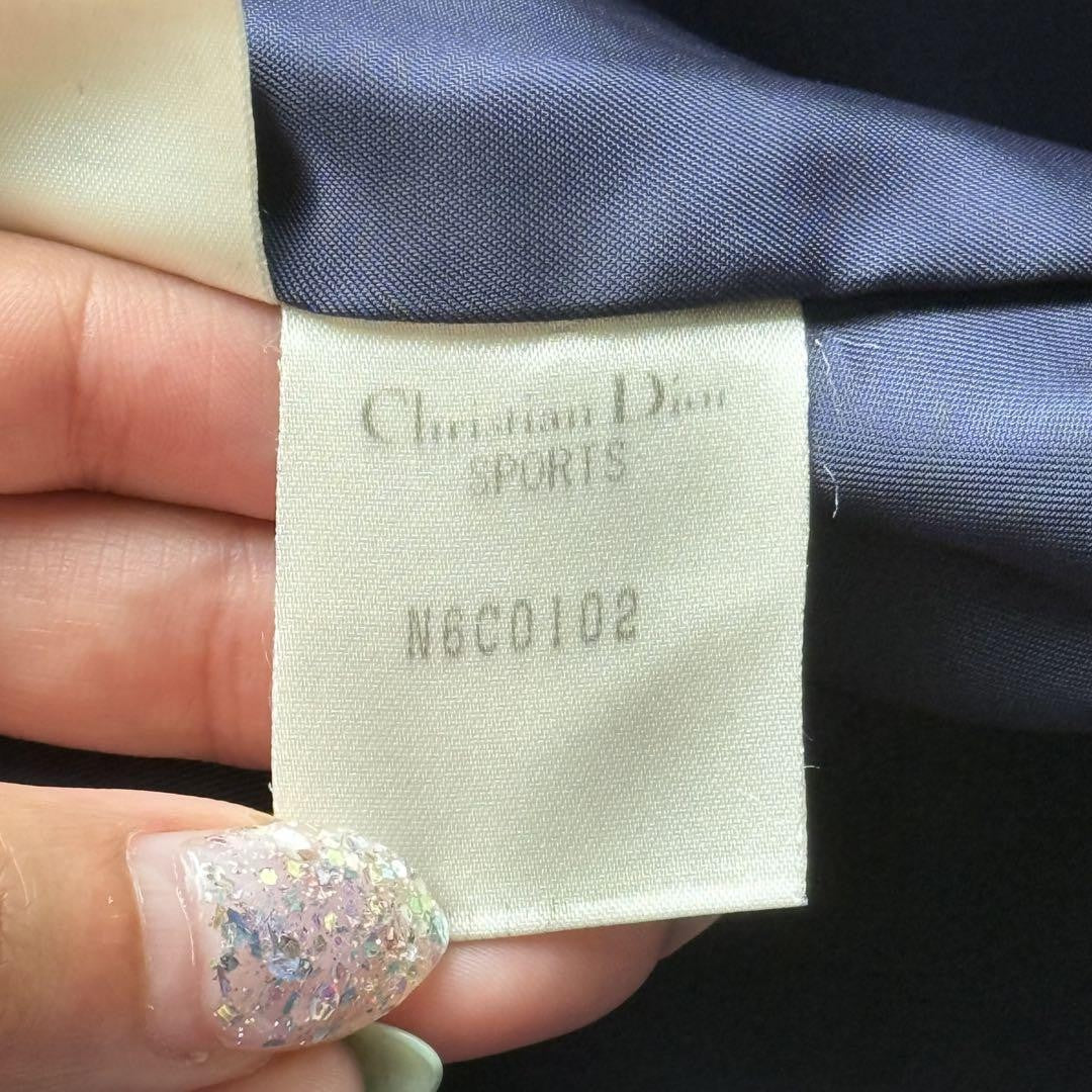 Christian Dior Coat Asian fit M US size S Navy Authentic