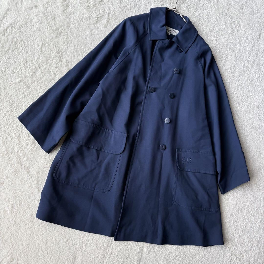 Christian Dior Coat Asian fit M US size S Navy Authentic