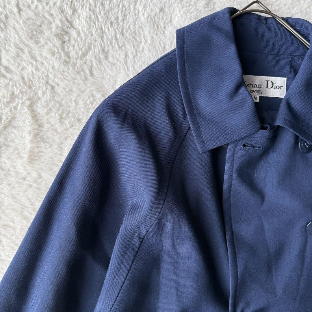 Christian Dior Coat Asian fit M US size S Navy Authentic