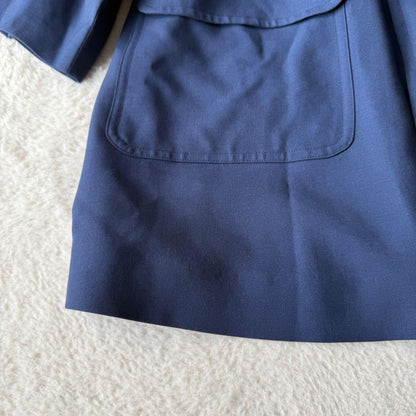 Christian Dior Coat Asian fit M US size S Navy Authentic