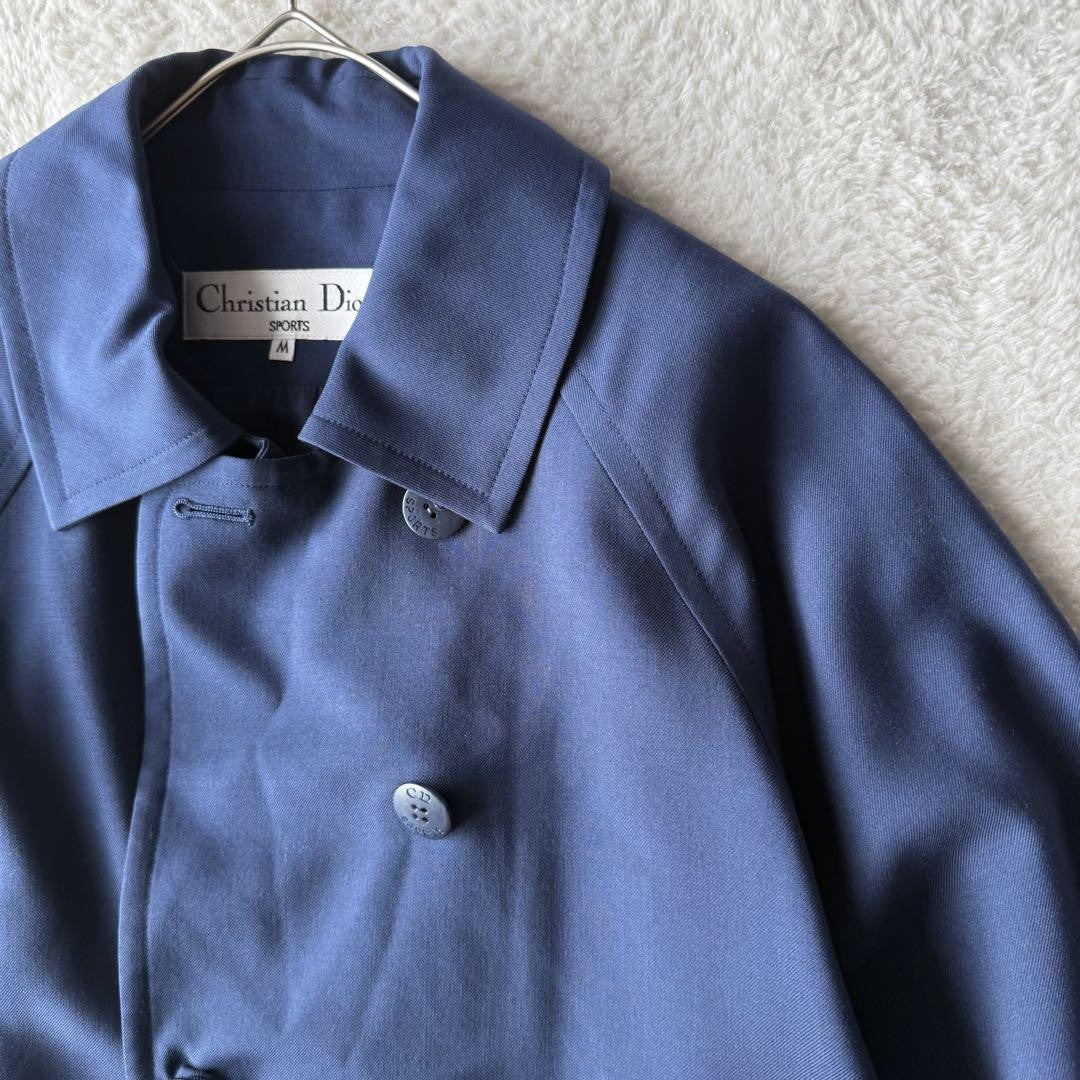 Christian Dior Coat Asian fit M US size S Navy Authentic