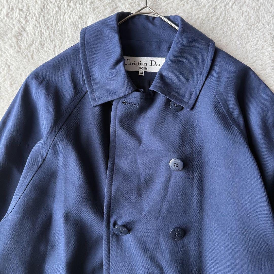 Christian Dior Coat Asian fit M US size S Navy Authentic