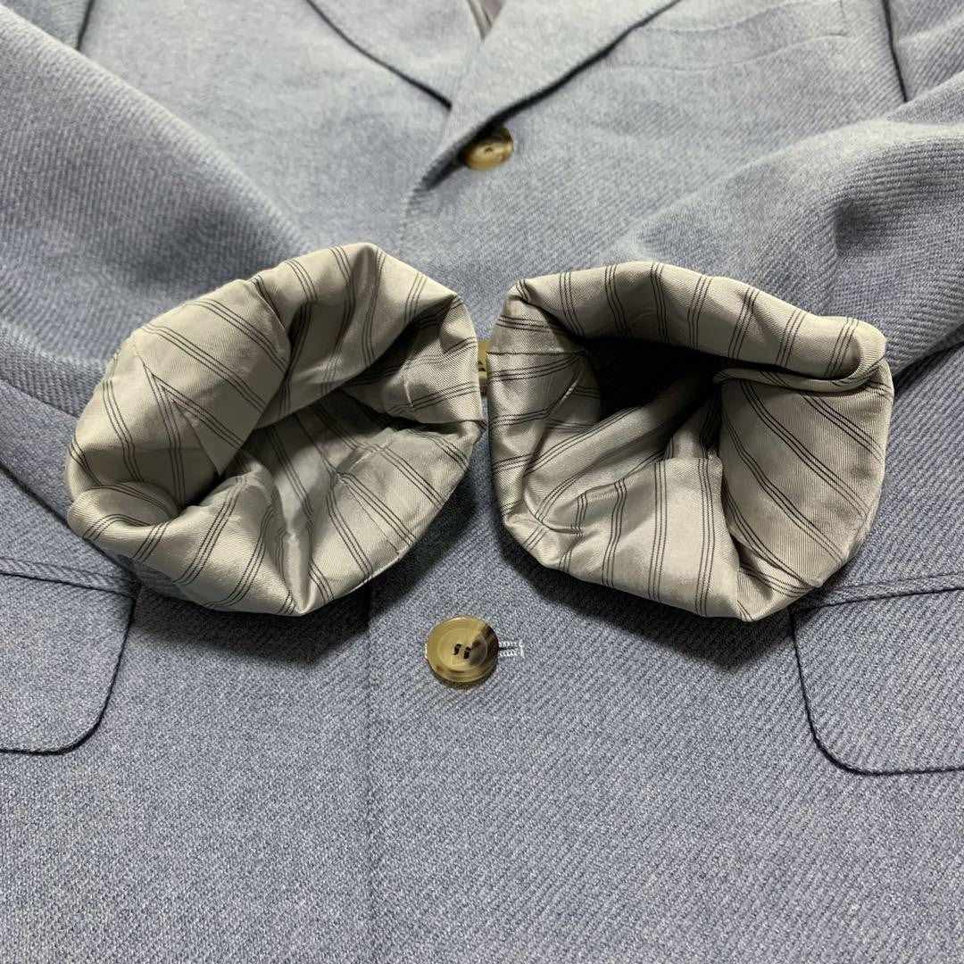 Christian Dior Tailored Jacket Asian fit M US size S Light Blue Authentic