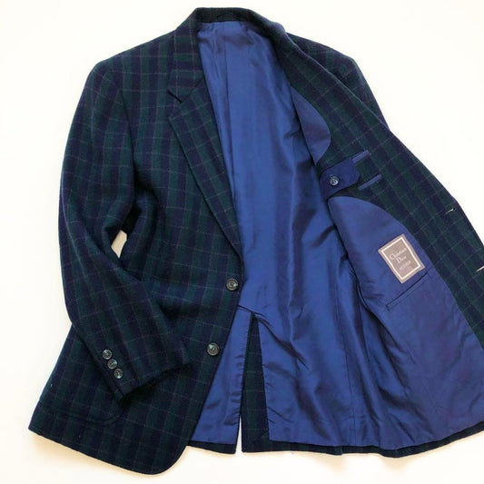 Christian Dior MONSIEUR Tailored Jacket Asian fit L US size M Green Authentic