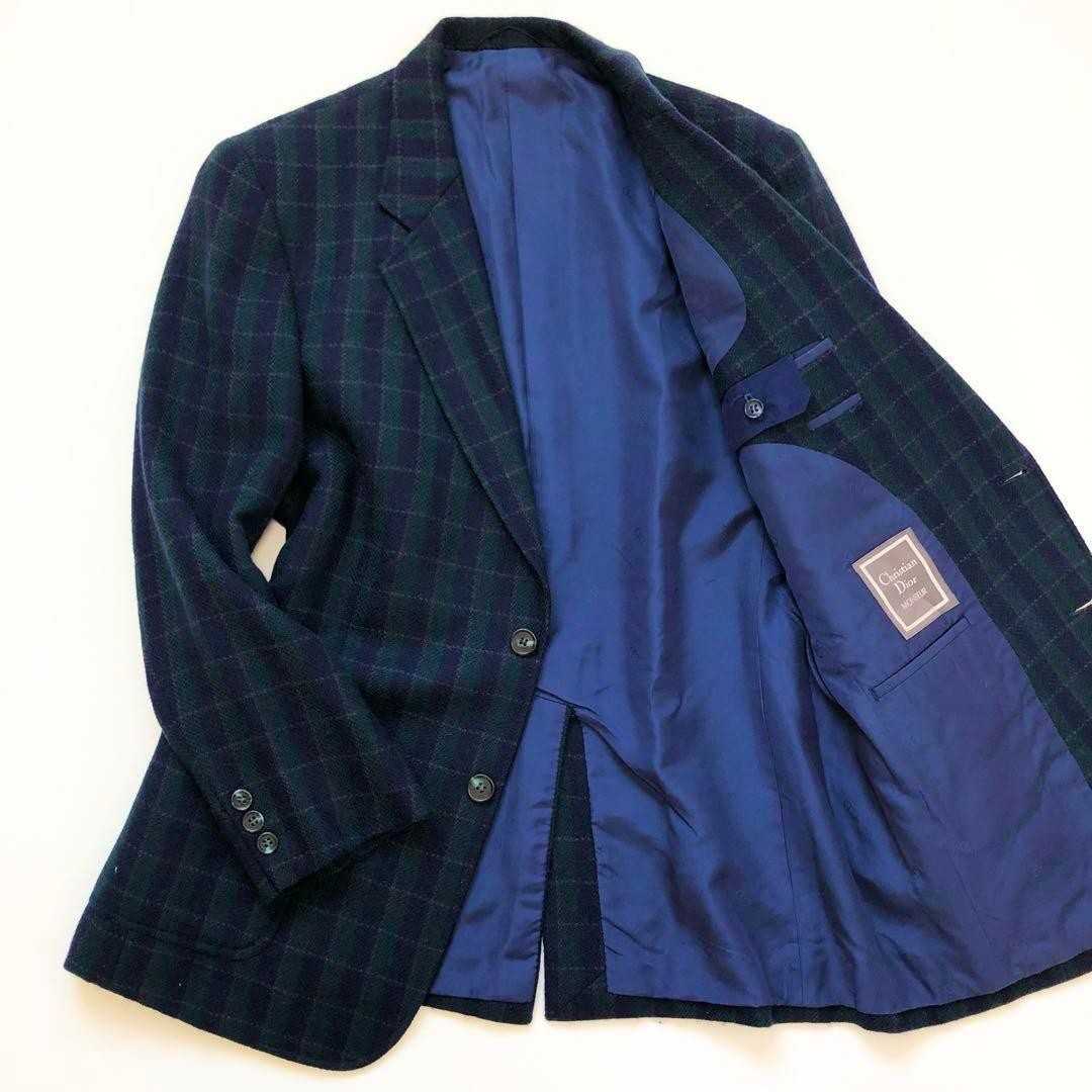 Christian Dior MONSIEUR Tailored Jacket Asian fit L US size M Green Authentic
