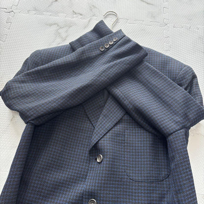 Christian Dior Tailored Jacket Asian fit XL US size L Black Blue Authentic