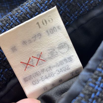 Christian Dior Tailored Jacket Asian fit XL US size L Black Blue Authentic