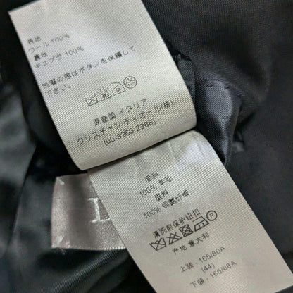 Dior Homme Tailored Jacket Asian fit S US size XS Black Authentic