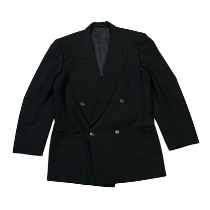 Saint Laurent Tailored Jacket Asian fit L US size M Black Authentic