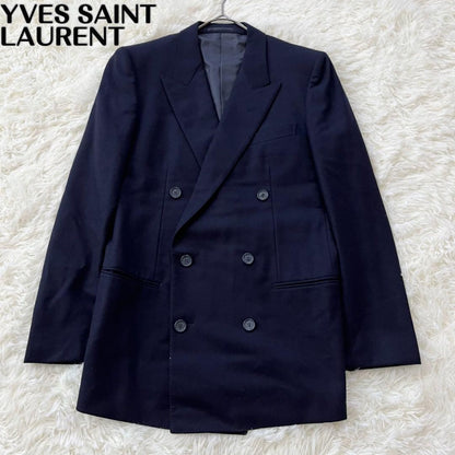 Saint Laurent Tailored Jacket Asian fit S US size XS Navy Authentic