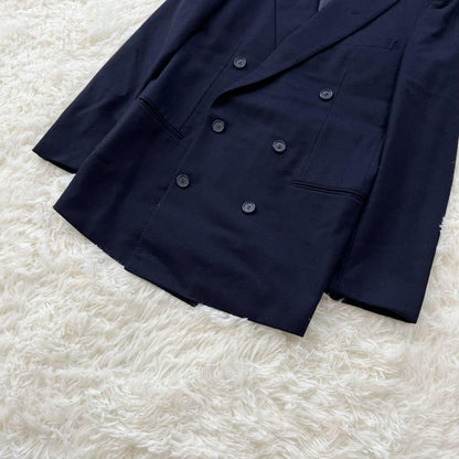 Saint Laurent Tailored Jacket Asian fit S US size XS Navy Authentic