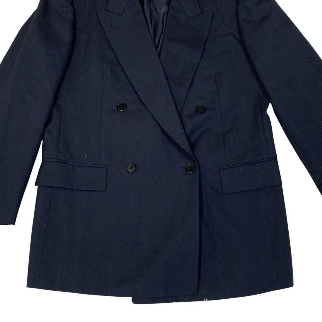 Saint Laurent Tailored Jacket Asian fit L US size M Navy Authentic