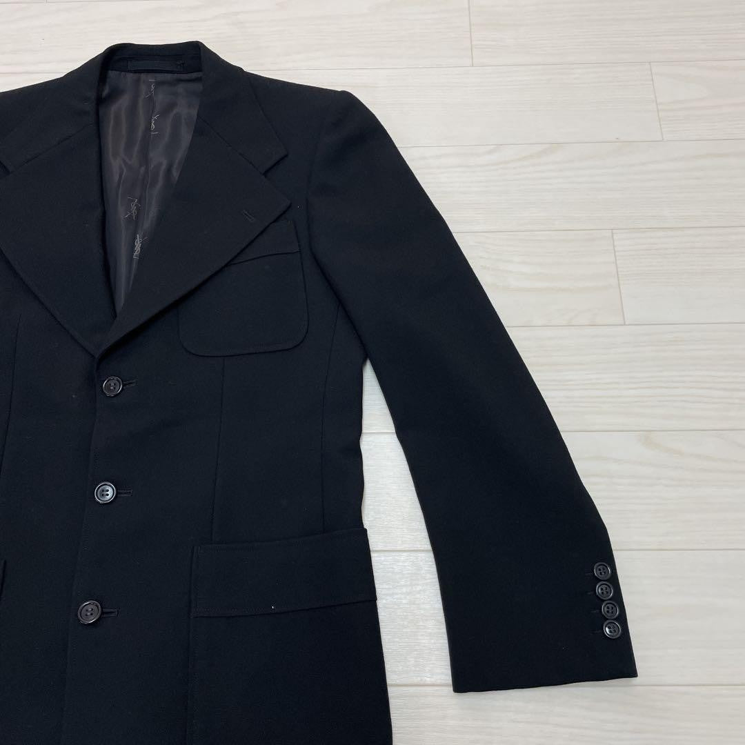 Saint Laurent Tailored Jacket Asian fit M US size S Black Authentic