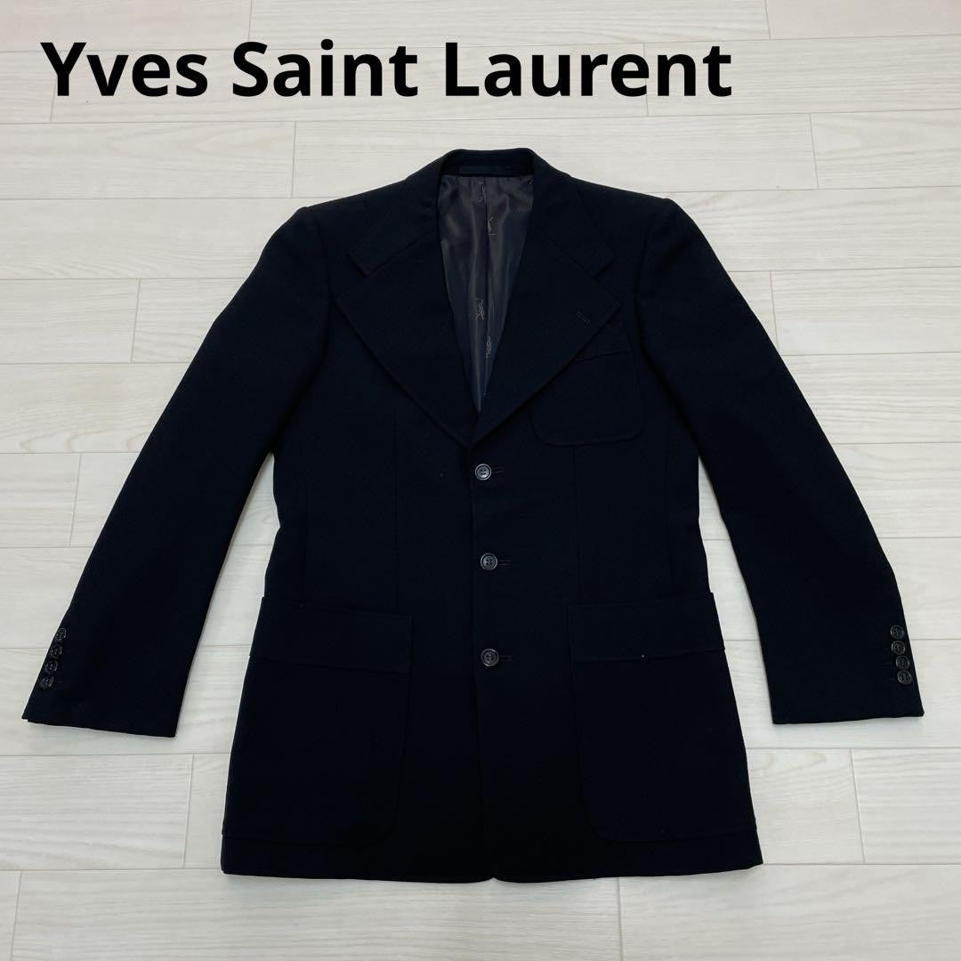 Saint Laurent Tailored Jacket Asian fit M US size S Black Authentic