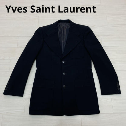 Saint Laurent Tailored Jacket Asian fit M US size S Black Authentic
