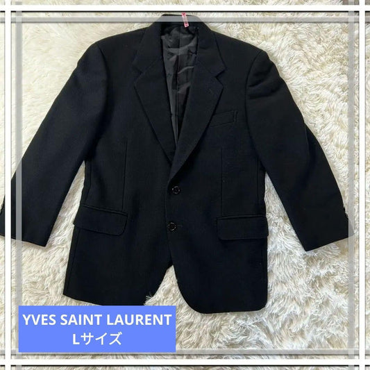 Saint Laurent POUR HOMME Tailored Jacket Asian fit L US size M Black Authentic