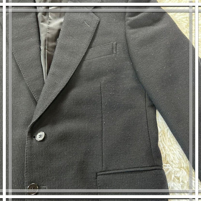 Saint Laurent POUR HOMME Tailored Jacket Asian fit L US size M Black Authentic