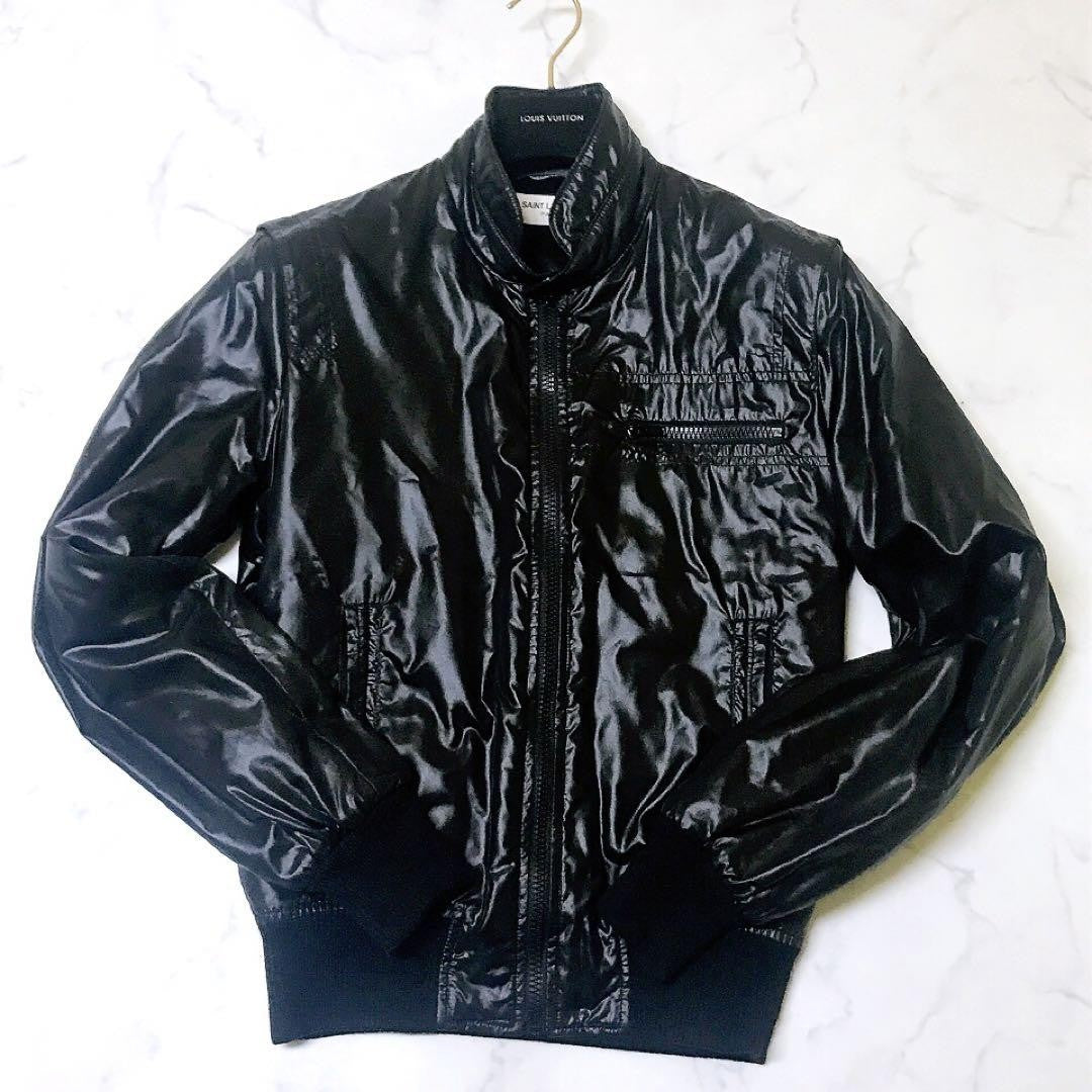 Saint Laurent Paris Blouson Jacket Asian fit XS US size 2XS Black Authentic