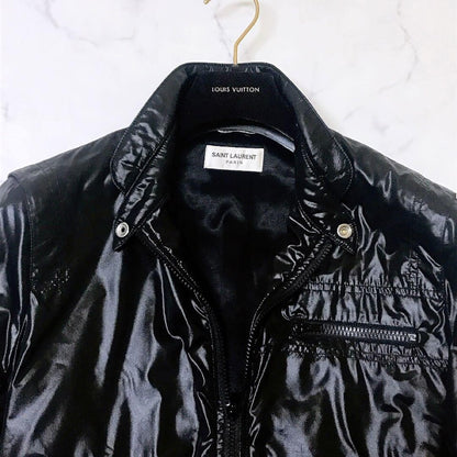 Saint Laurent Paris Blouson Jacket Asian fit XS US size 2XS Black Authentic