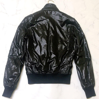 Saint Laurent Paris Blouson Jacket Asian fit XS US size 2XS Black Authentic