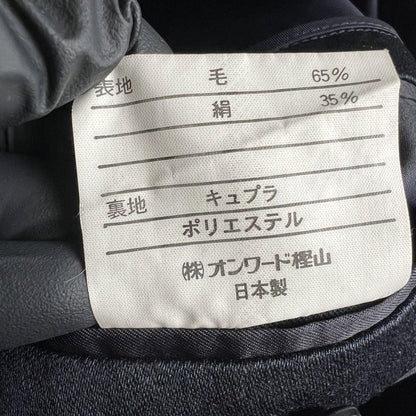 Saint Laurent Coat Asian fit L US size M Navy Authentic