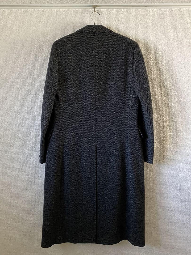 Saint Laurent Long Coat Asian fit XL US size L Dark Gray Authentic