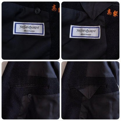 Saint Laurent Coat Asian fit L US size M Black Authentic
