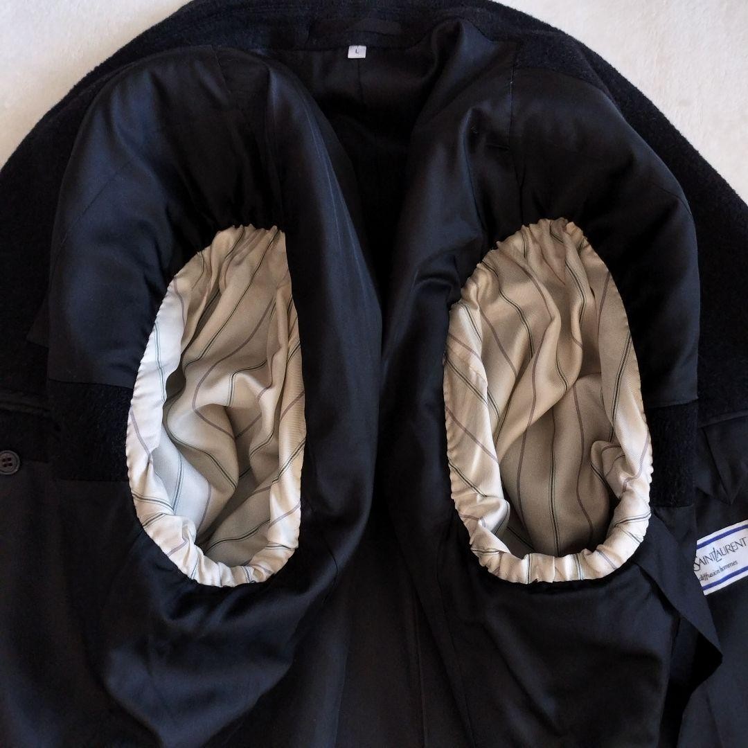 Saint Laurent Coat Asian fit L US size M Black Authentic
