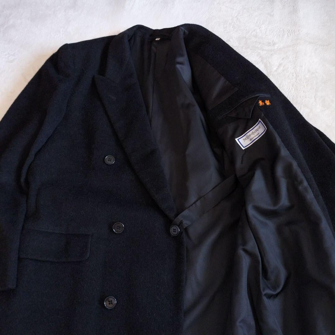 Saint Laurent Coat Asian fit L US size M Black Authentic