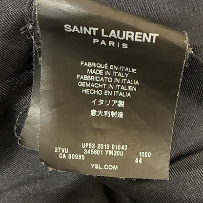 Saint Laurent coated Jacket Asian fit S US size XS Black Authentic