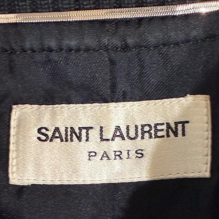 Saint Laurent coated Jacket Asian fit S US size XS Black Authentic