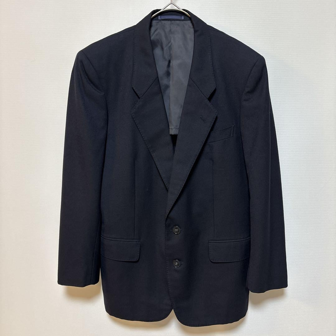 Saint Laurent Tailored Jacket Asian fit M US size S Navy Authentic