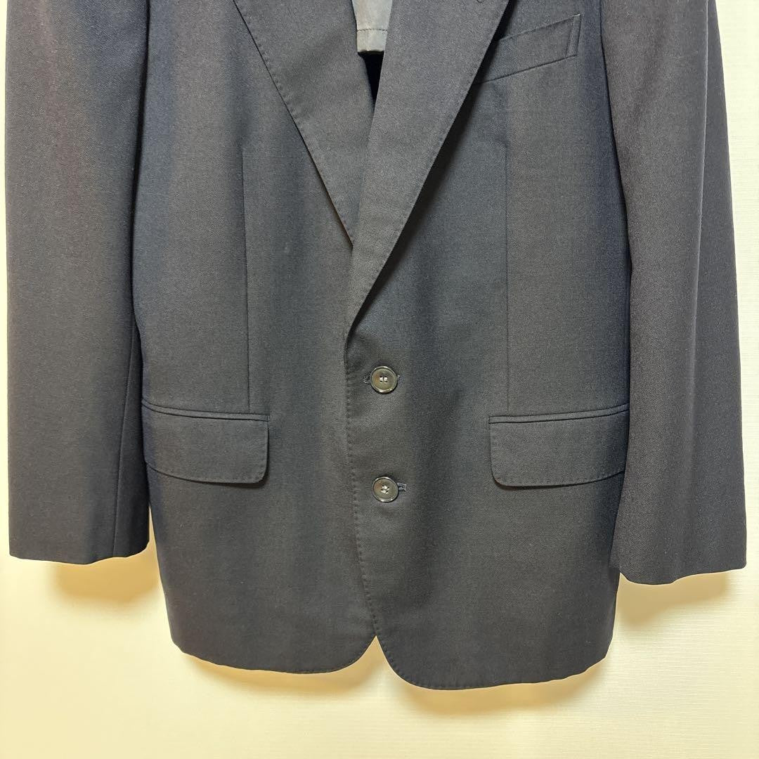 Saint Laurent Tailored Jacket Asian fit M US size S Navy Authentic