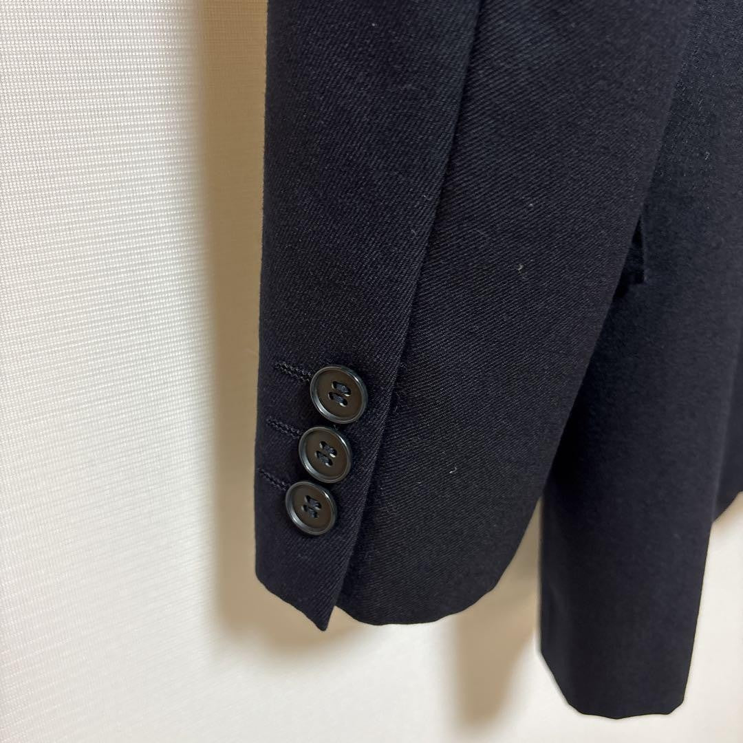 Saint Laurent Tailored Jacket Asian fit M US size S Navy Authentic