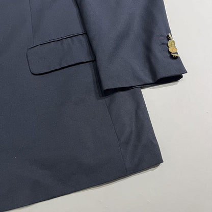 Saint Laurent Tailored Jacket FREE SIZE Navy Authentic
