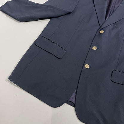 Saint Laurent Tailored Jacket FREE SIZE Navy Authentic