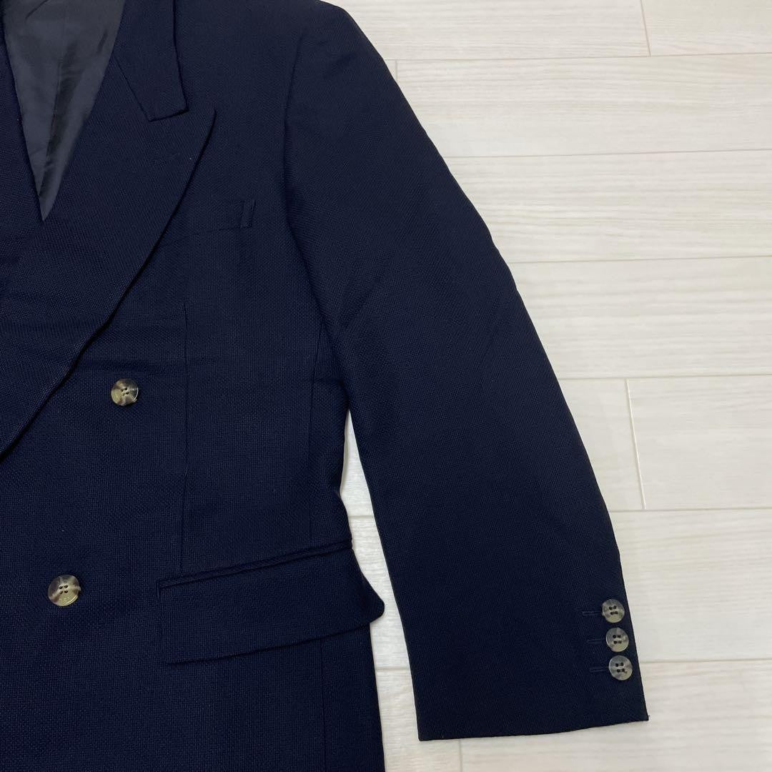 Saint Laurent Tailored Jacket Asian fit L US size M Navy Authentic