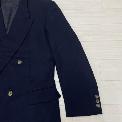 Saint Laurent Tailored Jacket Asian fit L US size M Navy Authentic