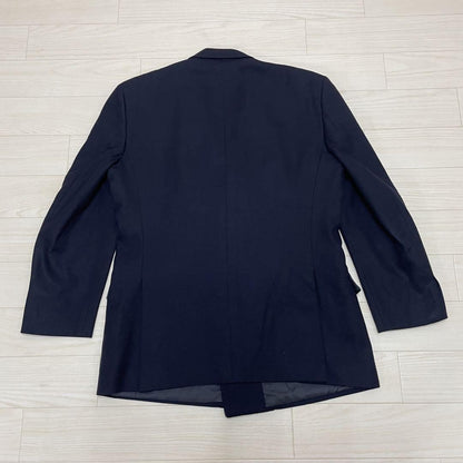Saint Laurent Tailored Jacket Asian fit L US size M Navy Authentic