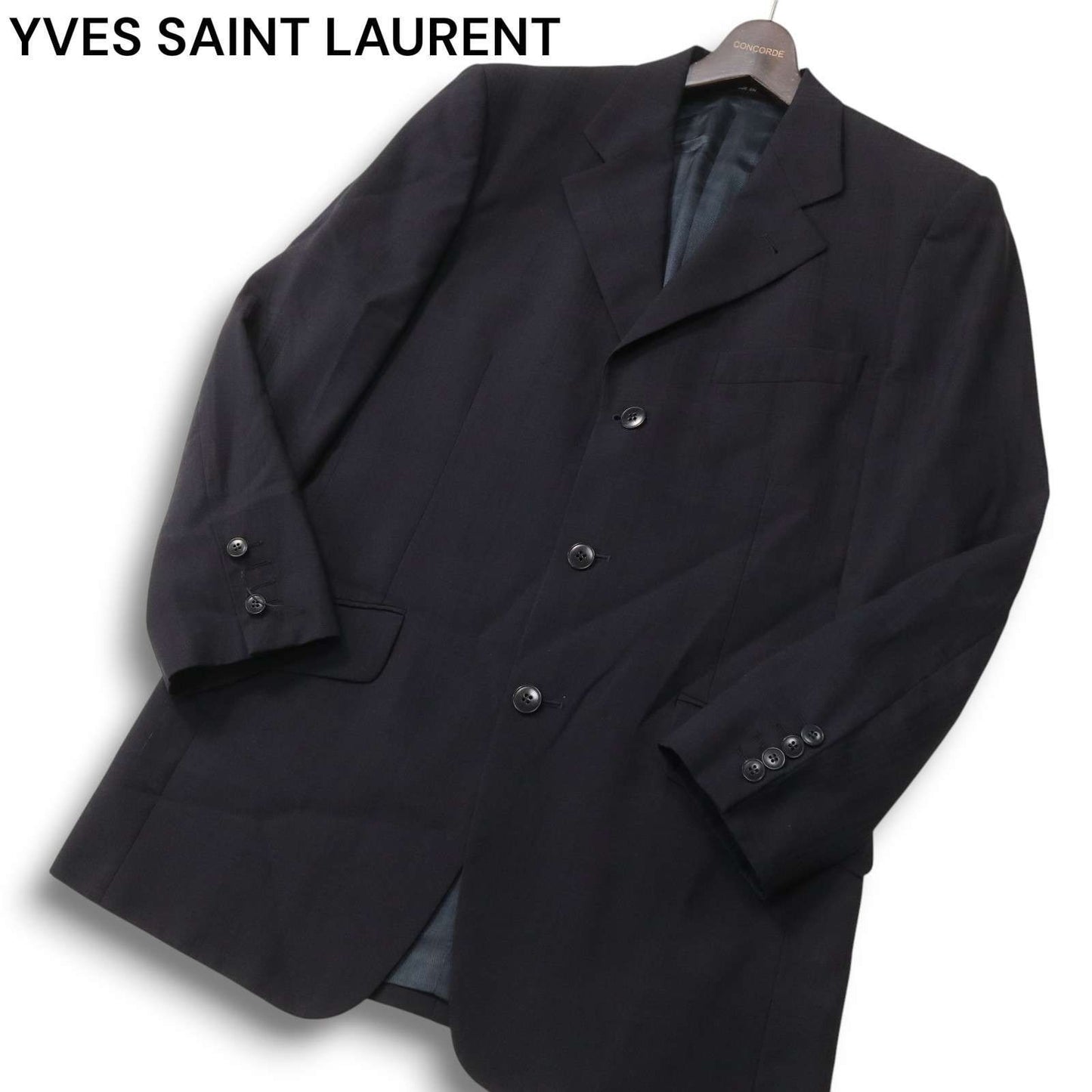 Saint Laurent pour homme Tailored Jacket Navy Authentic