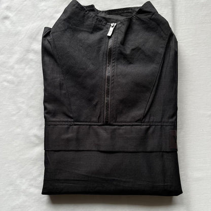 Saint Laurent Half Zip Jacket Asian fit M US size S Brown Black Authentic