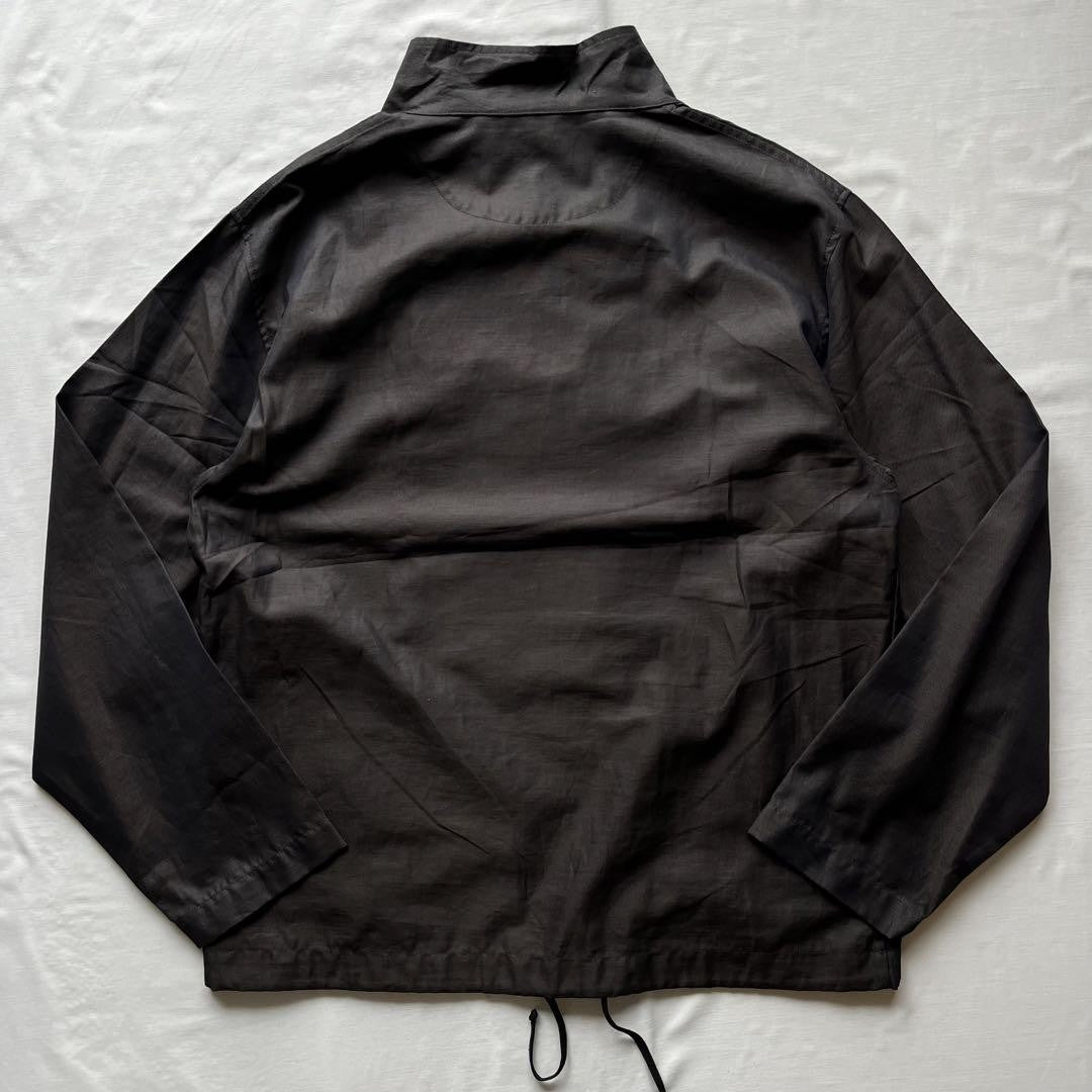 Saint Laurent Half Zip Jacket Asian fit M US size S Brown Black Authentic
