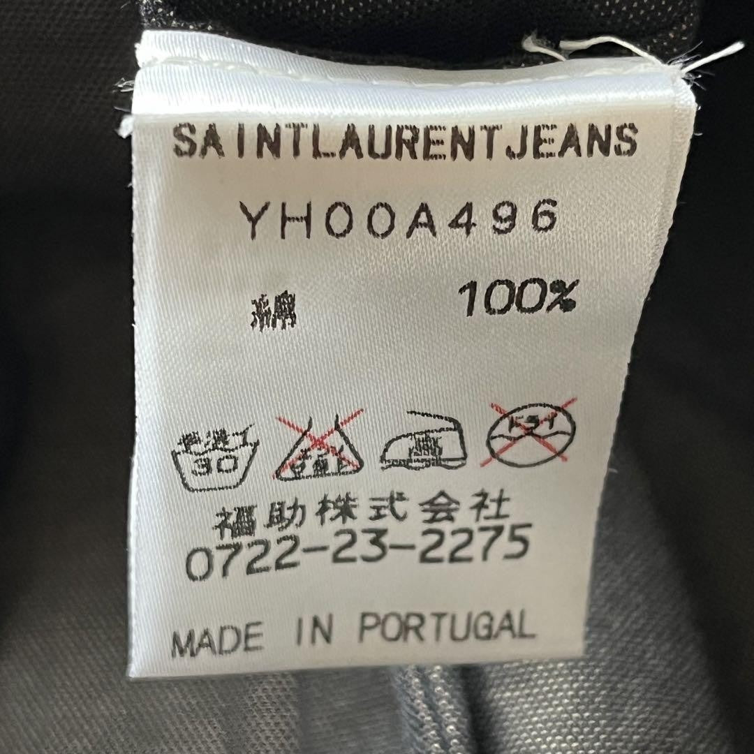 Saint Laurent Half Zip Jacket Asian fit M US size S Brown Black Authentic