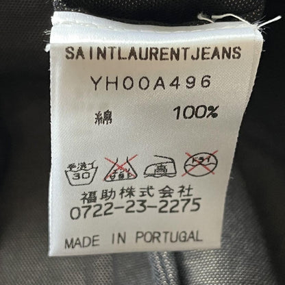 Saint Laurent Half Zip Jacket Asian fit M US size S Brown Black Authentic