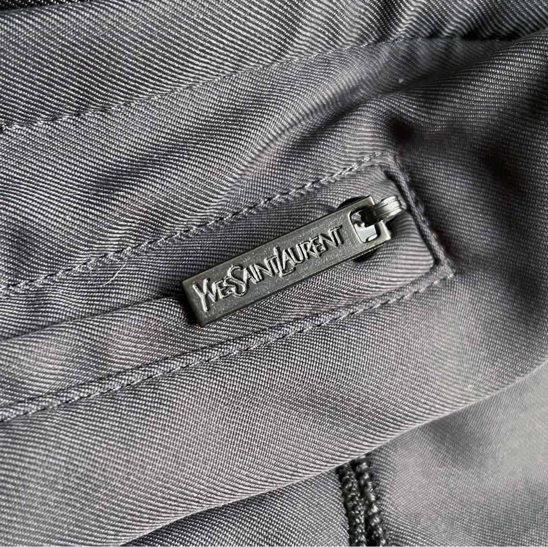 Saint Laurent Coat Asian fit L US size M Charcoal Gray Authentic